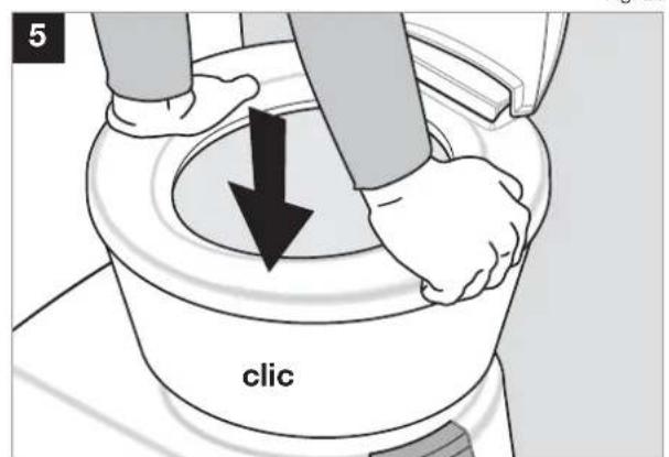 DOMETIC CT 4050 - Quitar el asiento del inodoro - 5
