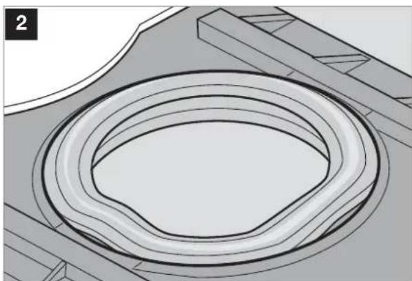 DOMETIC CT 4050 - Cassetteafdichtingplaatsen - 2