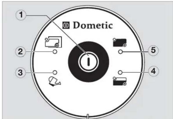 DOMETIC CT 4050 - Kontrolni a ovladaci panel - 1
