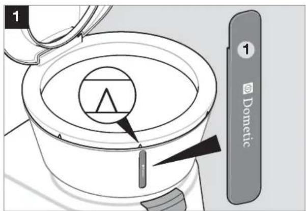 DOMETIC CT 4050 - WC-kannen irrotus - 1