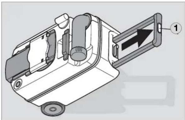 DOMETIC CT 4050 - Emptying the cassette tank - 1
