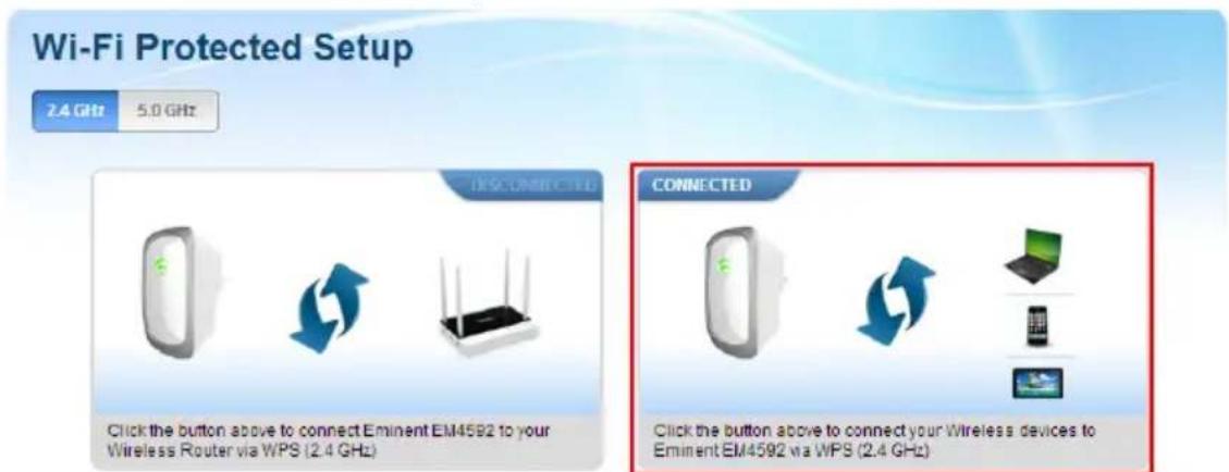 Eminent EM4592 - Utiliser la fonction WPS de l'interface Web - 3
