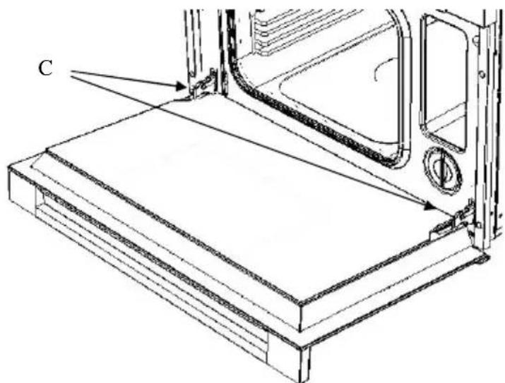 BORETTI BMS45 - CÓMO DESMONTAR LA PUERTA DEL HORNO - 1