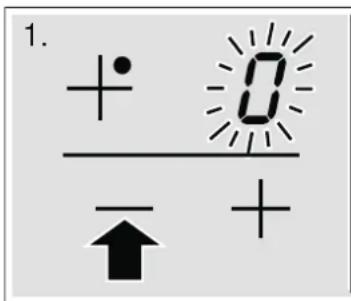 Junker JR36FT50 - Setting a heat setting: - 1