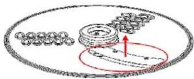 FRITEL FP 1977 - Edelstahl Scheiben für grobes und feines Schneiden und Raspeln (15, 16) - 1