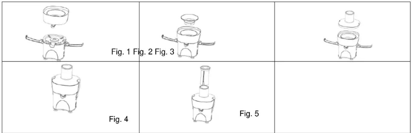 FRITEL JP 9970 - USAGE DE LA CENTRIFUGEUSE - 1