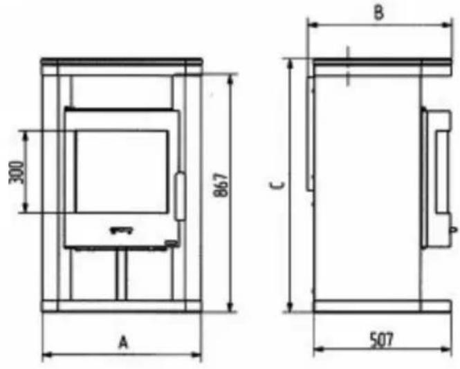 Wamsler Calypso - Dimensional drawings - 8
