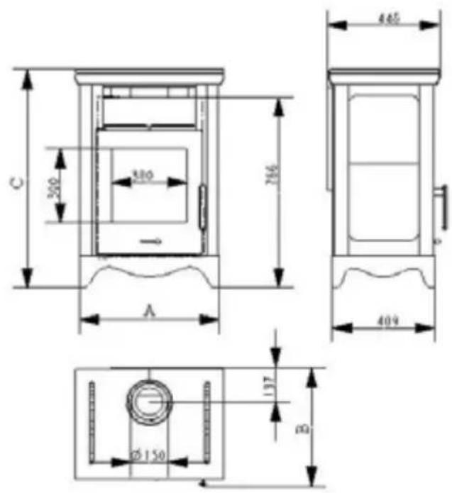 Wamsler Calypso - Dimensional drawings - 5