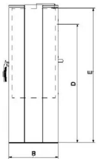 Wamsler Avantgarde - Plans avec les dimensions - 1