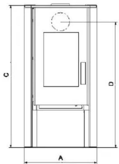 Wamsler Avantgarde - Plans avec les dimensions - 2