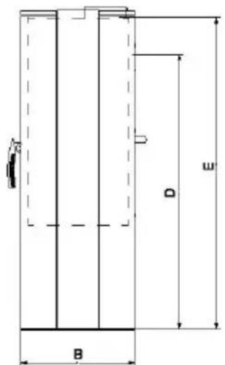 Wamsler Bolero - Plans avec les dimensions - 1