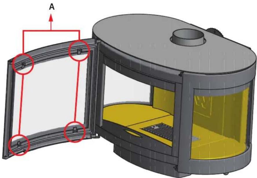WANDERS Black Pearl - Vervangen van het glas in de deur - 1