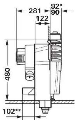 Trumatic S 5004 - Afmetingen - 2