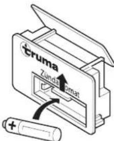 Trumatic S 5002 - Batterij van de ontstekingsautomaat wisselen - 1