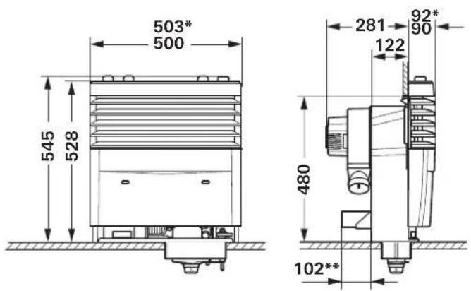 Trumatic S 3004 P - Dimensions - 1