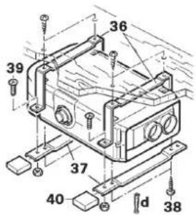 Trumatic E 4000 A - Fissaggio del riscaldamento - 1