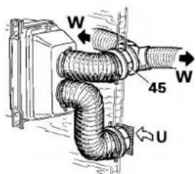 Trumatic E 4000 A - Conduccion del aire caliente y del aire en circulacion en el caso de montaje exterior - 2