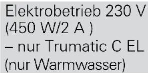 Trumatic C 4002 - Rote Kontrollampe „Störung" - 2