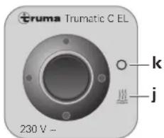 Trumatic C 4002 - Servicio eletrico de 230 V (450 W/2 A) - unicolemente Trumatic C EL (solo agua caliente) - 1