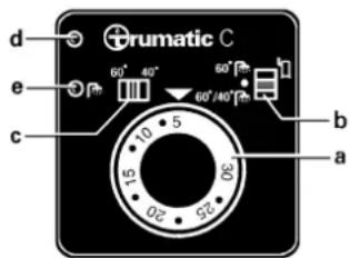 Trumatic C 3402 - Piece de commande avec thermostat - 1