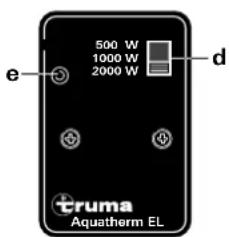 Trumatic Aquatherm EL - Käyttoönonotto Sähkökäytto 230 V (vain Aquatherm EL) - 1