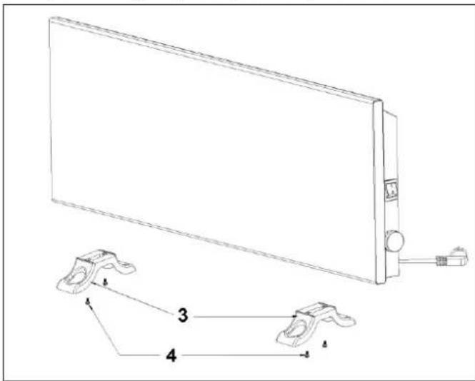 Eurom EConvect Metal - Vol'ne stojaci (ako prenosný ohrievač): - 1
