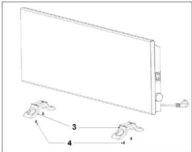 Eurom EConvect Metal - Free-standing (as a portable heater): - 1