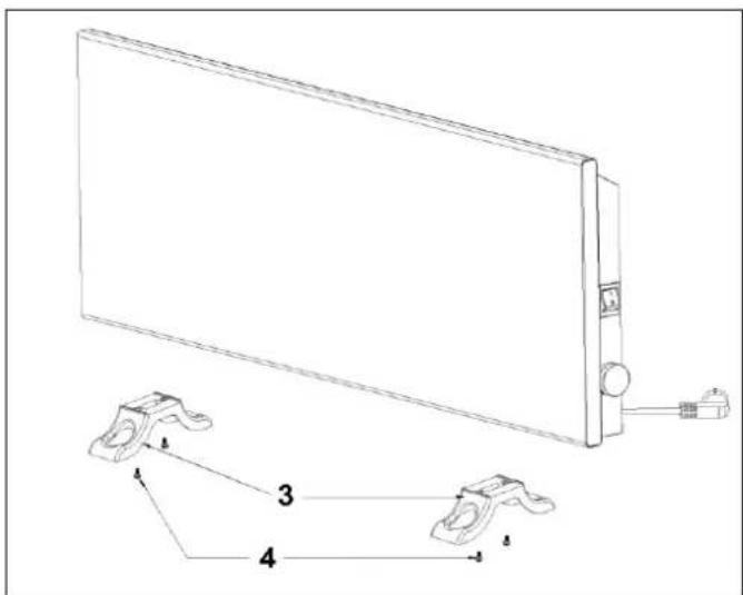 Eurom EConvect Metal - Nu folosiți radiatorul înainte de a-l instala respectând următoarele instrucțiuni! - 1