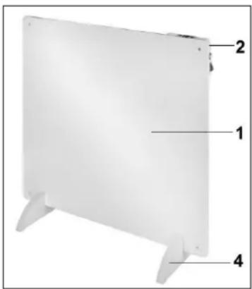 Eurom EConvect Thermostaat - Beschreibung, Zusammenstellung und Installation - 2