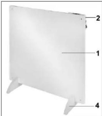 Eurom EConvect Thermostaat - Beschrijving, Samenstelling en Installatie - 2