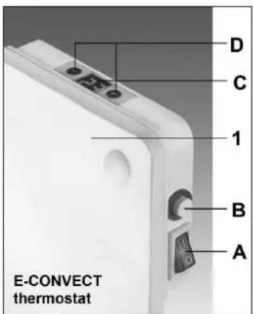 Eurom EConvect Thermostaat - Description, Composition and Installation - 4