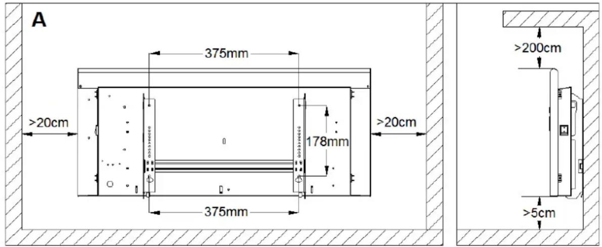 Eurom EConvect metal LCD - Ohrievač nepoužívajte skôr, ako ho nainštalujete v súlade s nasledovnými pokynmi! - 1