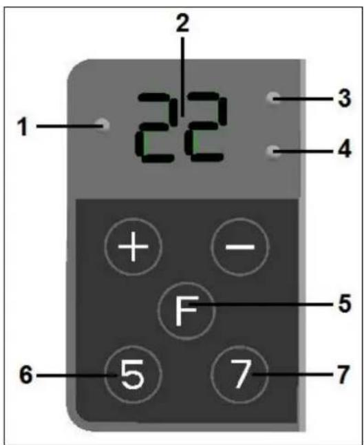 Eurom EConvect metal LCD - CA = cabin (chata, a pod.): - 1