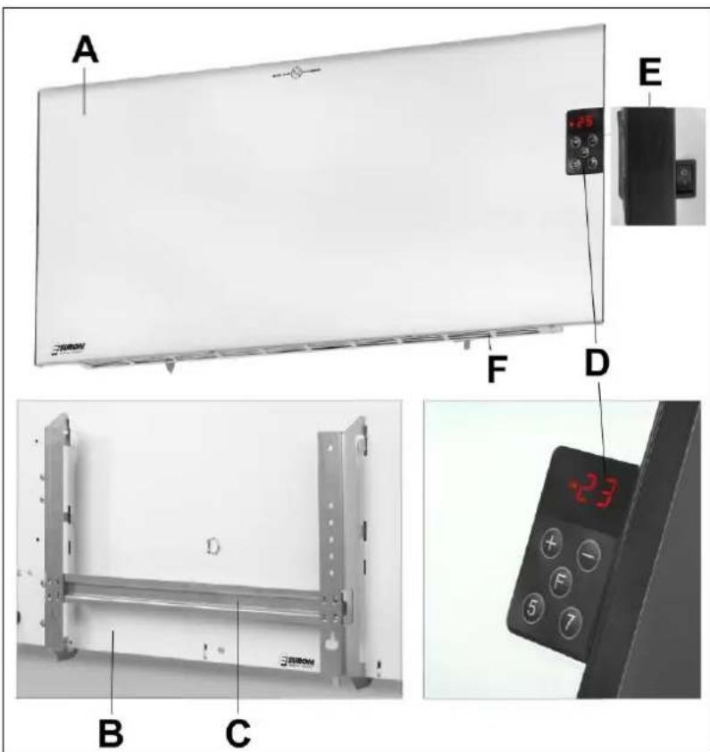 Eurom EConvect metal LCD - Beschrijving en Installatie - 1