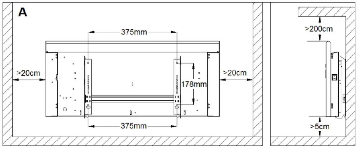 Eurom EConvect metal LCD - N'utilisez pas le radiateur avant de l'avoir installé selon les instructions ci-dessous ! - 1