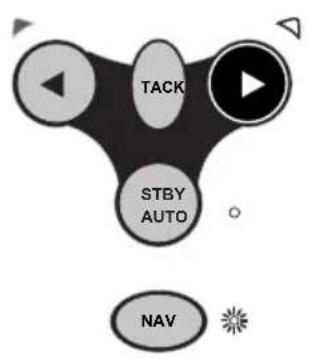 SIMRAD TP10 - Réglage du niveau de réponse (1-9) - 1