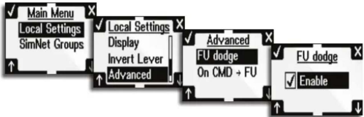 SIMRAD NF80 - Fonctions avances - 1
