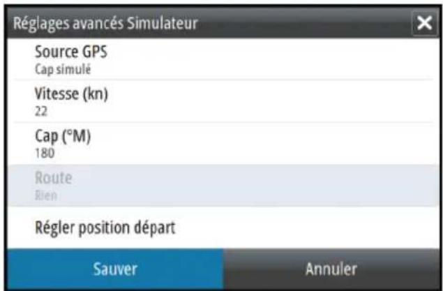 SIMRAD GO7 - Réglages avances Simulateur - 1