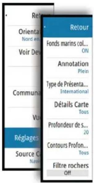 SIMRAD GO7 - Profondeur de sécurité - 1