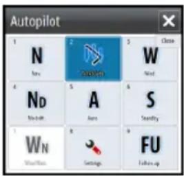 SIMRAD GO7 - Virement de bord en mode AUTO - 2