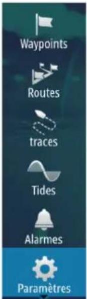 SIMRAD GO7 - Réglages du bateau - 1