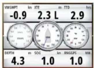 SIMRAD GO7 - Tableaux de bord - 2