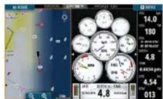 SIMRAD GO7 - Pages combinées - 1