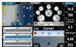 SIMRAD GO7 - Pages combinées - 3