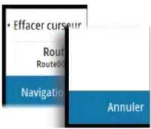 SIMRAD GO7 - Lancez la navigation sur la route à partir de la boîte de dialogue Route - 3