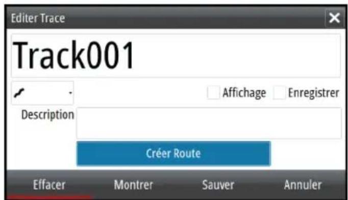 SIMRAD GO7 - Conversion de Tracks en routes - 1