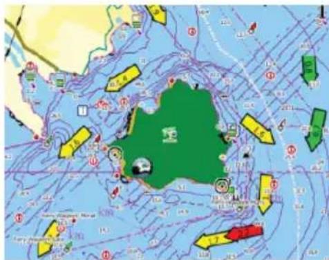 SIMRAD GO7 - Marées et courants Jeppesen - 2