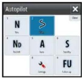 SIMRAD GO7 - Demi-tour - 1