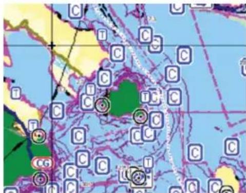 SIMRAD GO7 - Marées et courants Jeppesen - 1