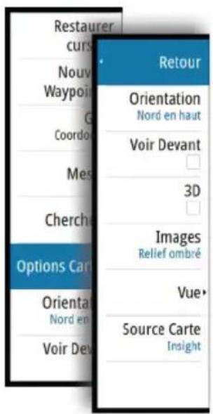 SIMRAD GO7 - Style des images de carte - 2